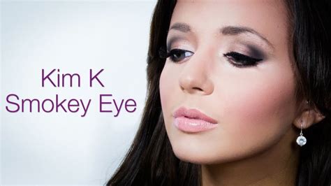 Kim Kardashian Smokey Eye Makeup Tutorial Youtube