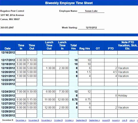 excel timesheet template  overtime excel templates