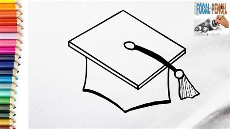 How To Draw A Graduation Cap Youtube