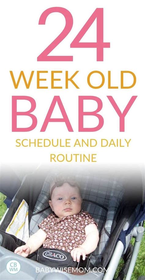 Mckenna Baby Summary Week 24 Babywise Mom Baby Schedule