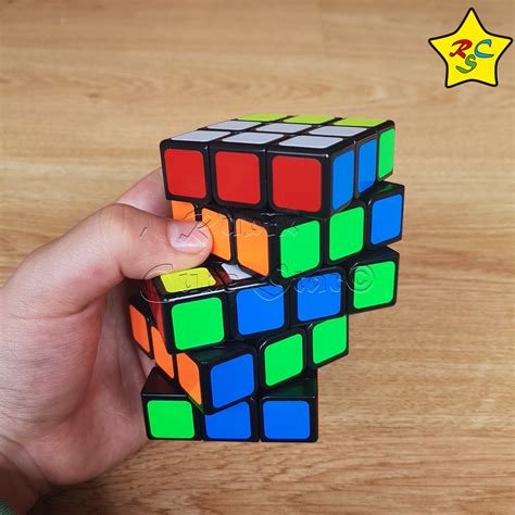 Cubo Rubik 3x3 Siamés Shengshou Negro Stickerless Rubik Cube Star