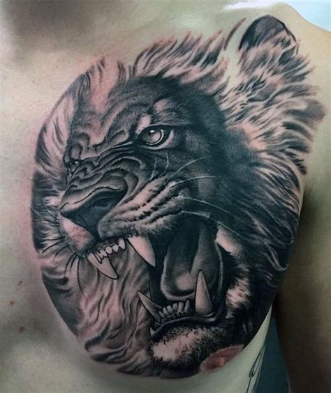 (i) you are not at least 18 years of age or the age of majority in each and every jurisdiction in which you will or may view the sexually explicit material, whichever is higher (the age of majority), (ii) such material offends you, or. 70 Lion Chest Tattoo Designs For Men - Fierce Animal Ink Ideas