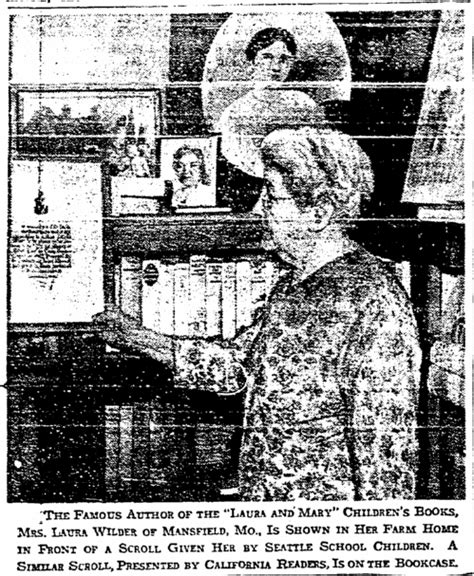 Shaking Paper Profile And Interview Of Laura Ingalls Wilder 1949