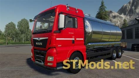 Download MAN TGX Tanker Truck version for Farming Simulator v х