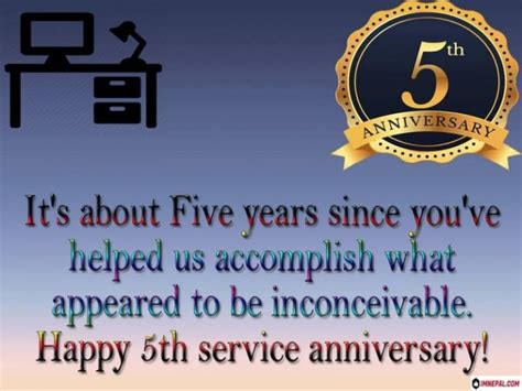 Congratulations Messages For Completing 5 Years Of Service In Office Images