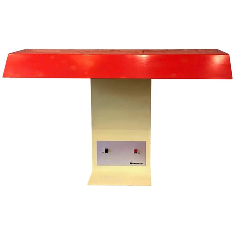 Mid Century Orange Metal Desk Lamp By Jay Monroe For Tensor At 1stdibs