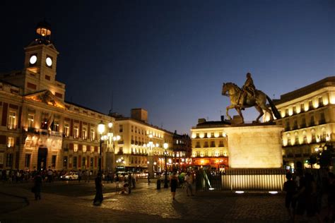 Puerta Del Sol The First Place To Start The Journey In The City Of Madrid