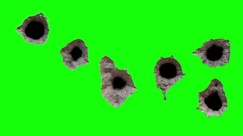 Multiple Bullet Holes 4 Hd Free Stock Video Footage