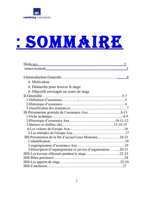 Exemple De Rapport De Stage Sommaire Exemple De Groupes Images And
