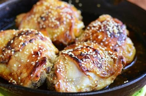 Sesame Baked Chicken Thighs Will Cook For Smiles