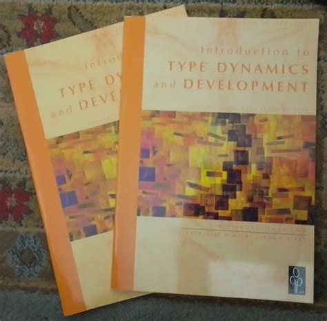 2 X MYERS Briggs MBTI Introduction To Type Dynamics And Development