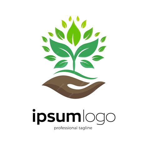 Premium Vector Growing Plant Logo Design