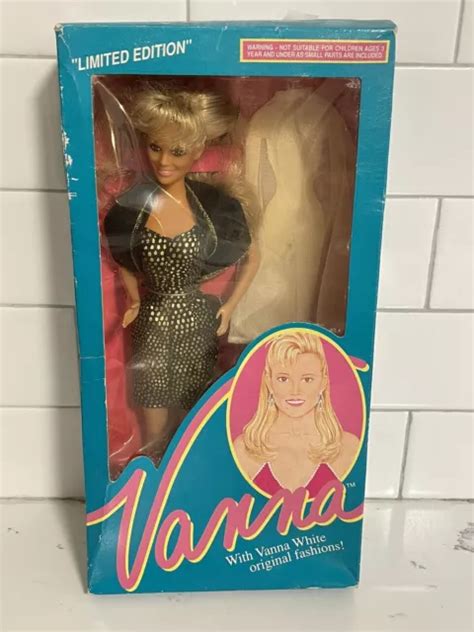 Vintage 1990 Vanna White Doll 1990s Wheel Of Fortune Barbie Toy