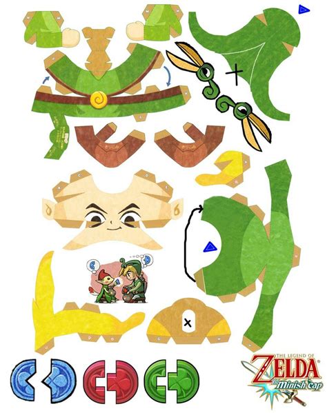 The Legend Of Zelda The Wind Waker Link Papercraft Artofit