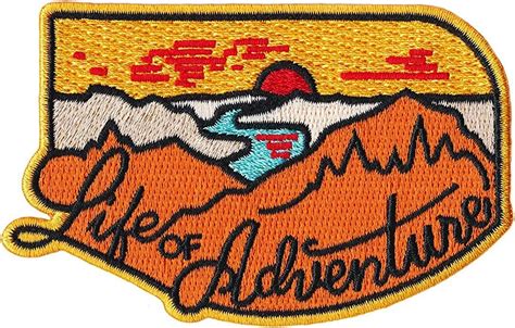 Life Of Adventure Patch 35 Inch Fully Embroidered Iron Sew On