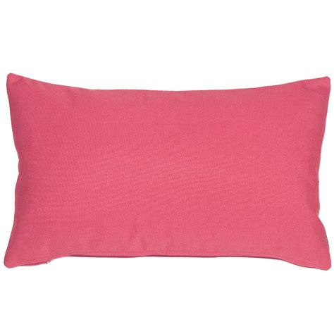 Sunbrella Rectangular Hot Pink Outdoor Pillow From Pillow Decor