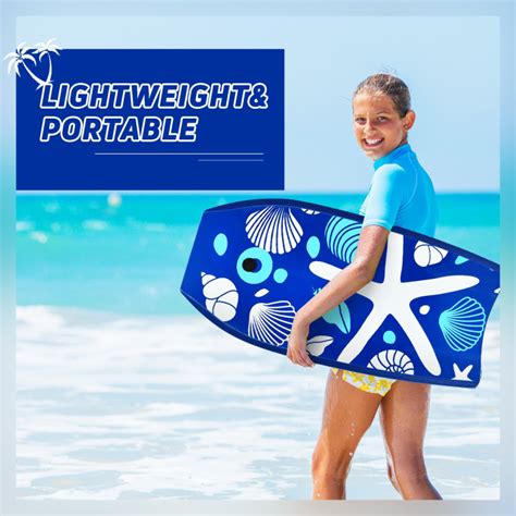 Lightweight Super Portable Surfing Bodyboard Costway