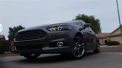 2013 Ford Fusion Titanium custom headlights steeda 