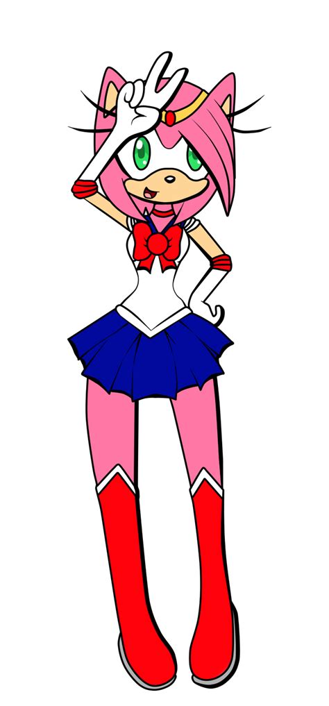 Amy Rose Sailor Moon By Icefatal On Deviantart