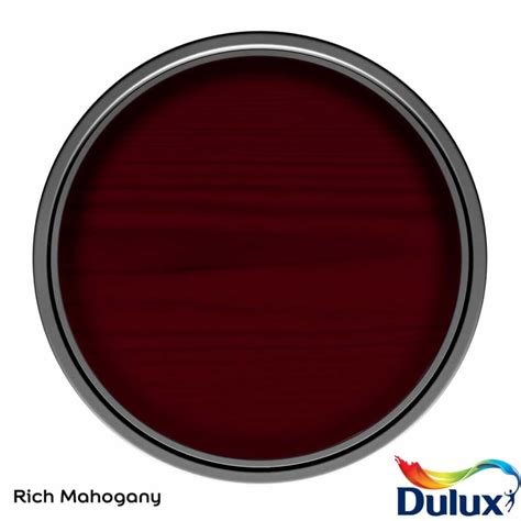 Dulux Woodsheen Stain And Varnish 750ml Rich Mahogany Diy Bandm