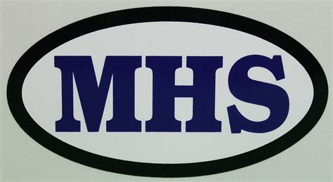 Mhs Car Decal The Blue And Gold Store