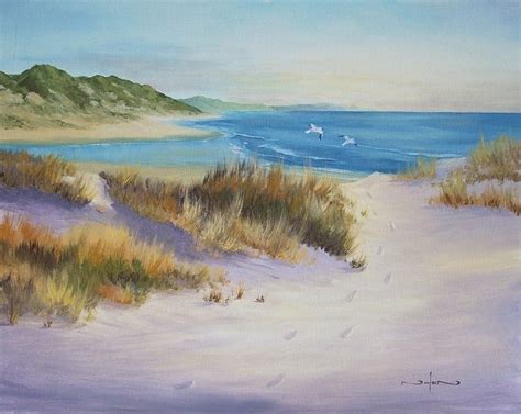 How To Paint Sand Dunes On The Beach In Oil — Art By Nolan Beach