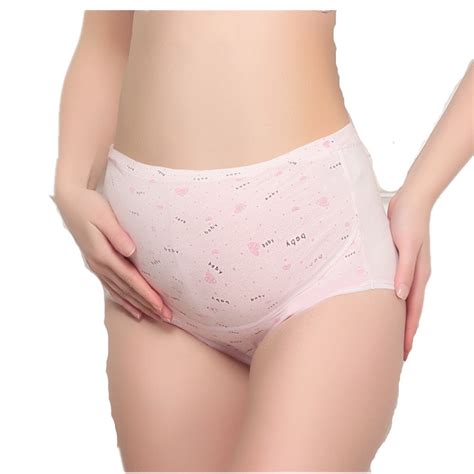 3pcslot Cotton Maternity Panties High Waist Briefs Underwear For