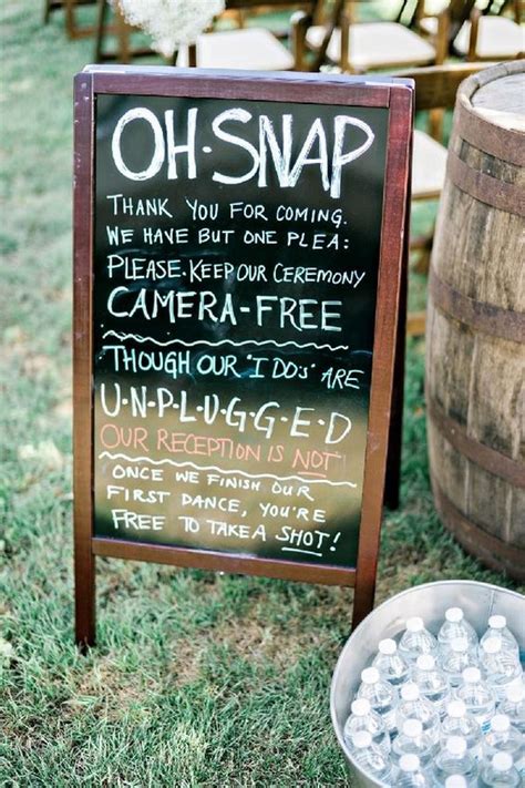 20 Unplugged Wedding Sign Ideas Oh The Wedding Day Is Coming