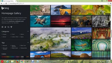 The image can either be from the internet or stored on your computer or other devices. How to download wallpapers from bing gallery without bing ...