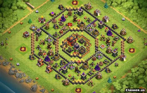 As a townhall 10 you want to generally focus on protecting yourself from the 3 star attacks. Town Hall 10 TH10 | Farming Base | 2019 With Link [7 ...