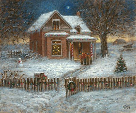 Painting By Jon Mcnaughtonlove His Work Christmas Pictures