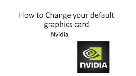 How to switch graphics cards. Tutorial: How to change your graphics card for Minecraft (Nvidia) - YouTube