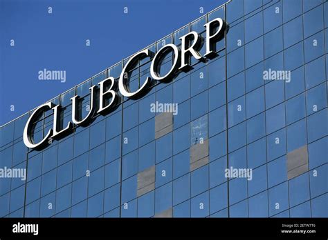 A Logo Sign Outside Of The Headquarters Of Clubcorp In Dallas Texas