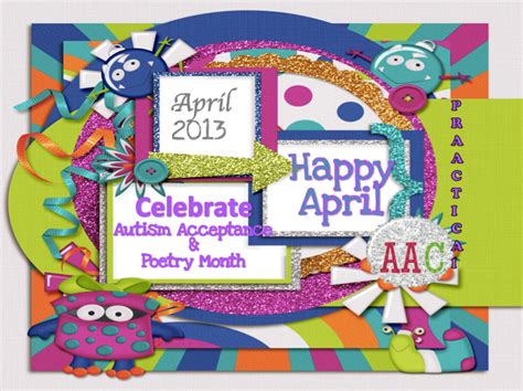 Happy April! Celebrate Autism Acceptance Month and National Poetry ...