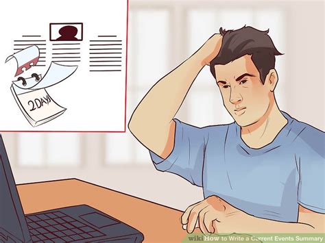 How To Write A Current Events Summary With Pictures Wikihow