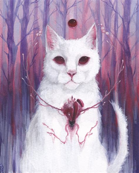 Pin By M E On Kittie Cat Art Animal Art Creepy Cat