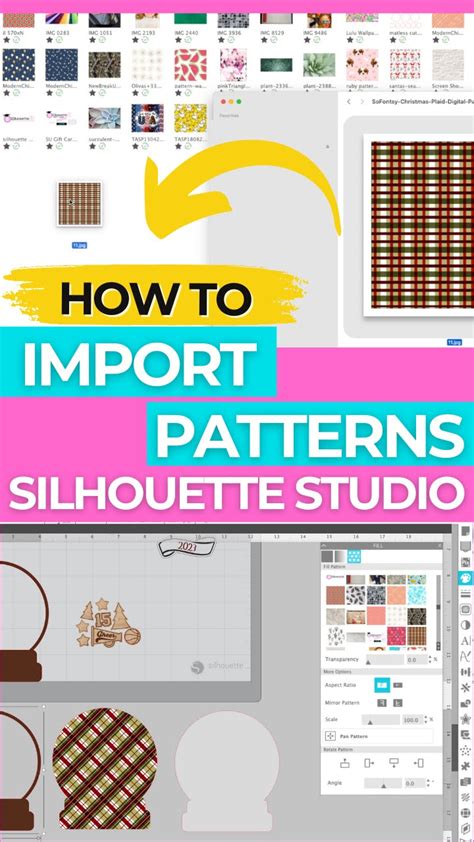 How To Add New Digital Patterns To Silhouette Studio Pattern Fill