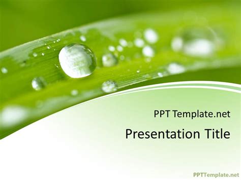 Free Nature Ppt Template