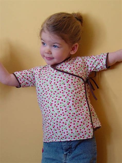 Wrap Shirt Sewing Kids Clothes Sewing For Kids Sewing Patterns For Kids