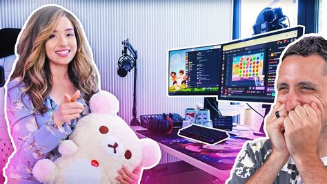 Reacting To Pokimanes New Gamingstreaming Setup Youtube