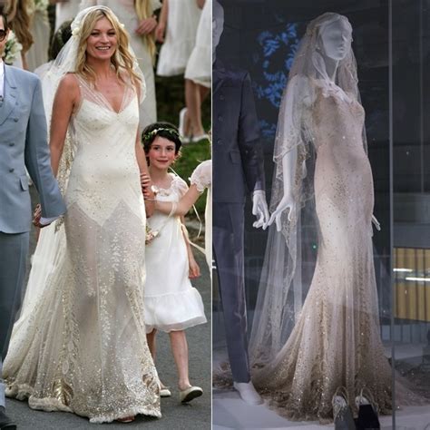 From Kate Moss To Gwen Stefani Celebrity Wedding Dresses On Display In