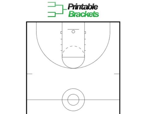 Printable Basketball Court Template Printable World Holiday