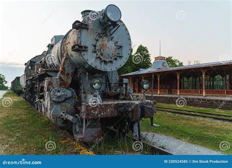 Old Rusty Steam Locomotive Stock Image Image Of Journey 230524585