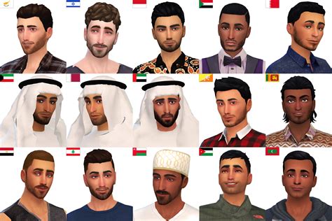 The Ethnic Men Part 2 I Have Completed The Male The Sims 4