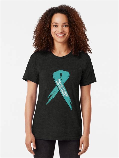 Sexual Assault Awareness Ribbon Design T Shirt By Koolmodee Redbubble