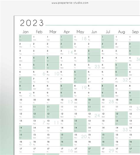 2023 Wall Calendar Printable Printable Calendar 2023
