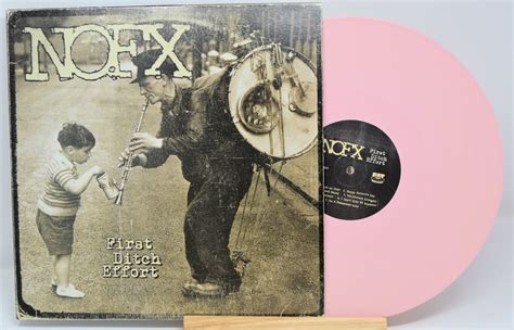 Nofx First Ditch Effort Vinyl Record Album Lp Pink 2016 Joes Albums