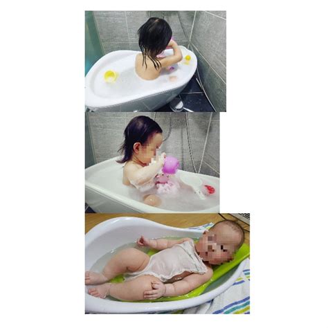 This foldable baby bath tub conforms to most sinks with its flexible foam design. RayQueen Infant Baby Bath Tub JHB-200 Ergonomic knob ...