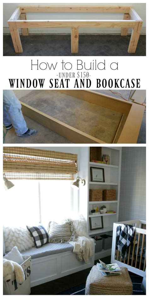 Next, i had to accomodate for the. How to Build a Window Seat and Built-In Bookcase Tutorial ...