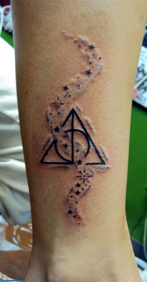 Deathly Hallows Symbol Tattoo
